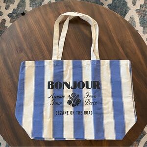 Sézane bonjour tote